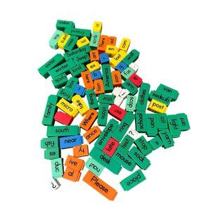 Cruisenaire Reading Rods Phonics Simple Sentences 82 Blocks Homeschool